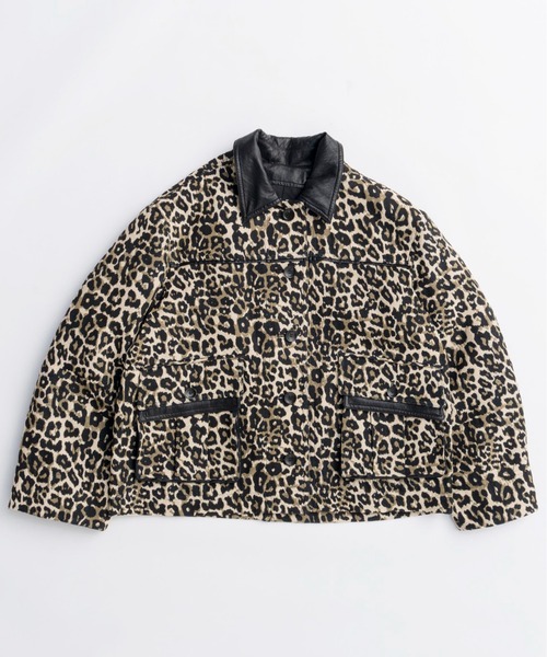leopard Military Cape Jacket/レオパードミリタリーケープジャケット