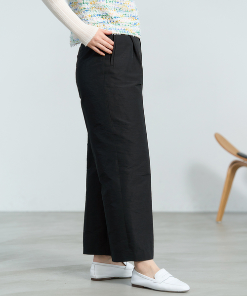 IENA（イエナ）の「＆NAVY etique デザインクロップドパンツ