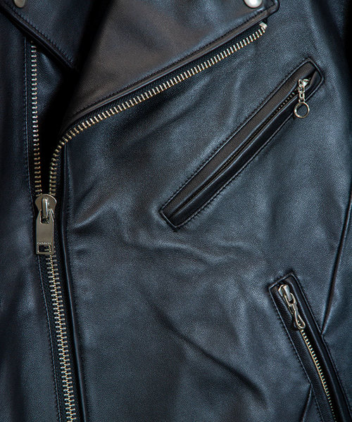 JACKROSE（ジャックローズ）の「JE ラムレザーダブルライダース