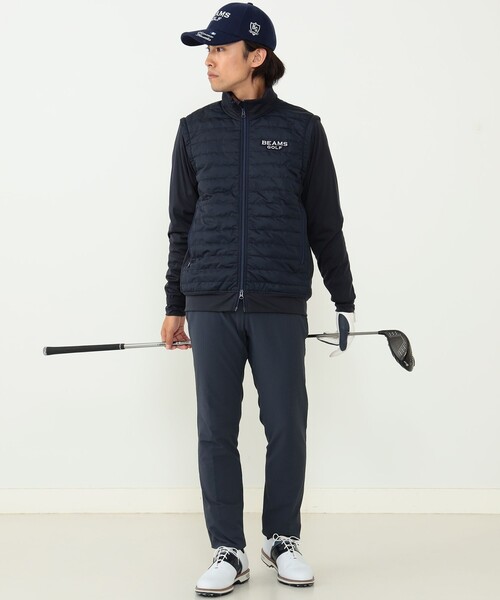 ⭐︎極美品⭐︎BEAMS GOLF パッカブル 2WAY パデッドブルゾン ダウン
