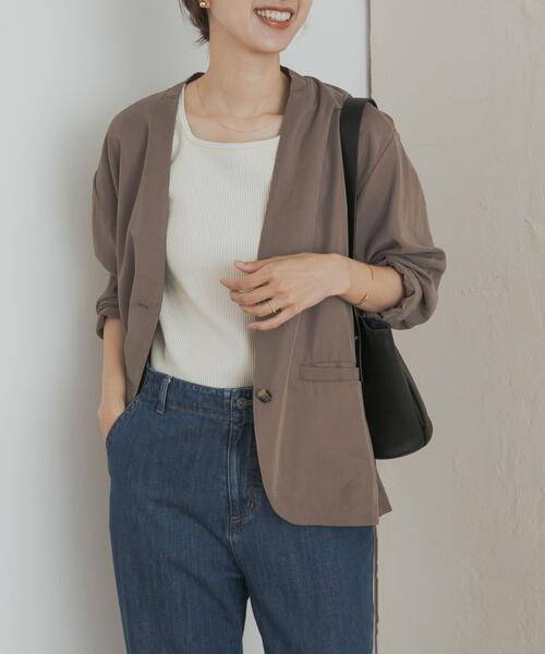 セール】ノーカラージャケット（ノーカラージャケット）｜URBAN