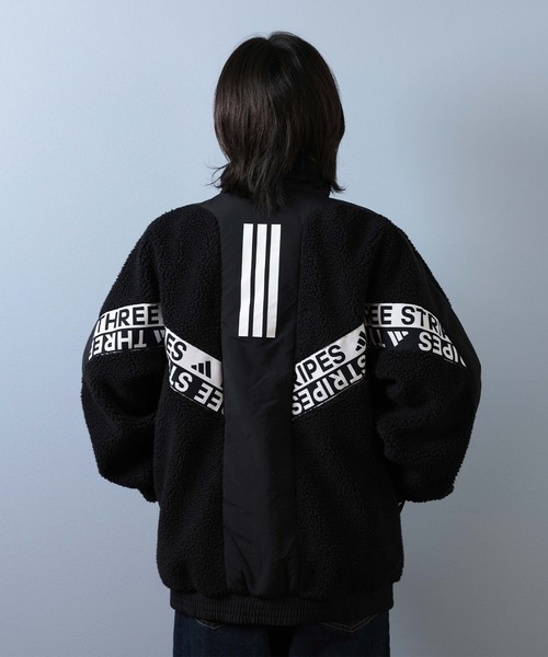 adidas/アディダス ボアジャケット ルーズフィット フリース CS116