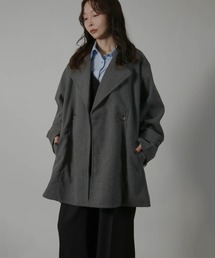 フード付き Aラインコート」に該当するレディースのチェスターコート