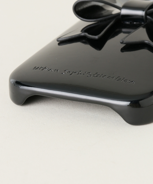 Urban Sophistication】 BlackBow：iPhoneケース 15Pro（スマホケース