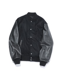 SOPHNET.（ソフネット）の「LEATHER SLEEVE VARSITY JACKET