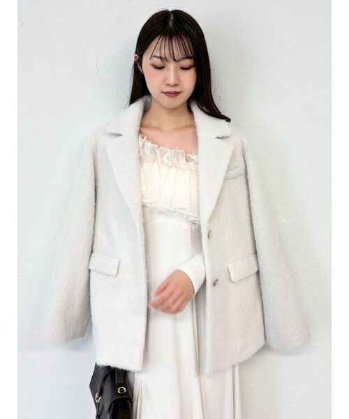 シャギーテーラージャケット（テーラードジャケット）｜dazzlin