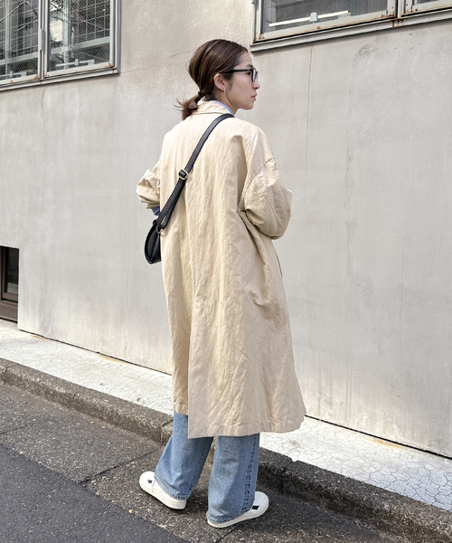 FRAMeWORK（フレームワーク）の「綿麻ポプリンコート（チェスター
