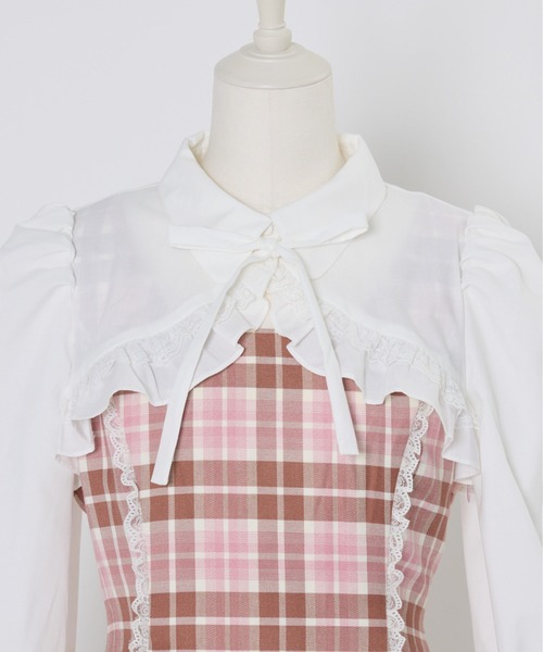 セール】Melty Cafe Check ワンピース（ワンピース）｜mellfy memory