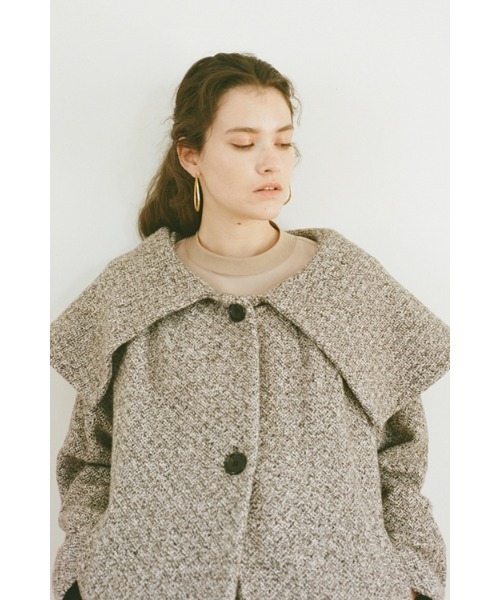 CLANE（クラネ）の「BIG COLLAR FLARE COAT（ブルゾン）」 - WEAR