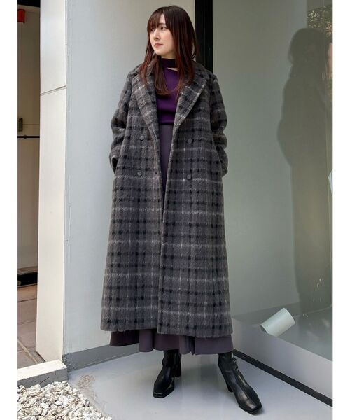 MERCURYDUO（マーキュリーデュオ）の「シャギーロングチェスターコート