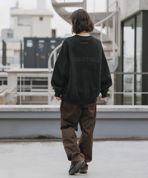 セール】FOG ESSENTIALS/エッセンシャルズ BACK LOGO CREW SWEAT