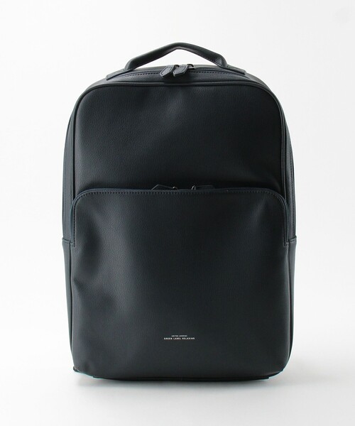 シボ レザーライク バックパック（バックパック/リュック）｜green