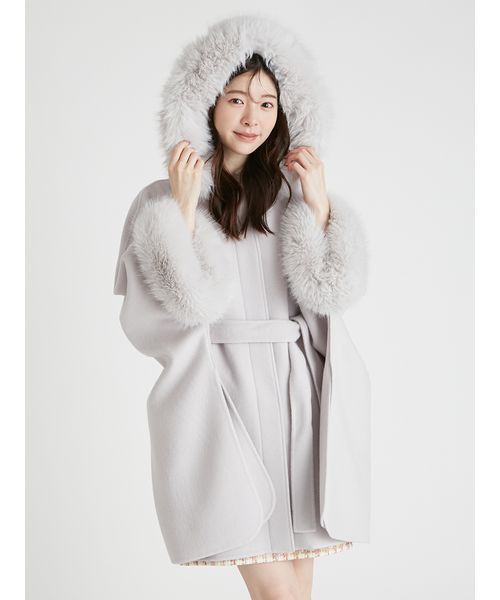 セール】ファーポンチョコート（ポンチョ）｜CELFORD（セルフォード