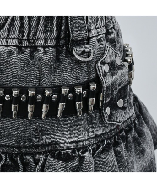 REFLEM/レフレム』弾丸ベルト付きフリルスカート（スカート）｜REFLEM