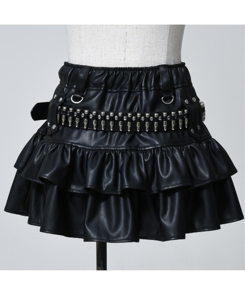 REFLEM/レフレム』弾丸ベルト付きフリルスカート（スカート）｜REFLEM