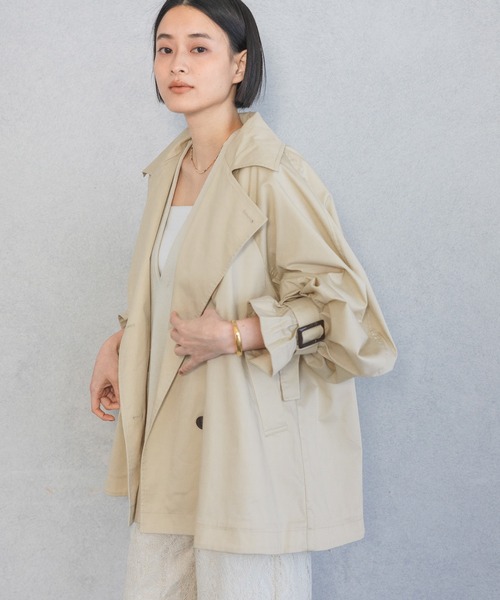 A part by（アパートバイ）の「キャンディースリーブショートトレンチ