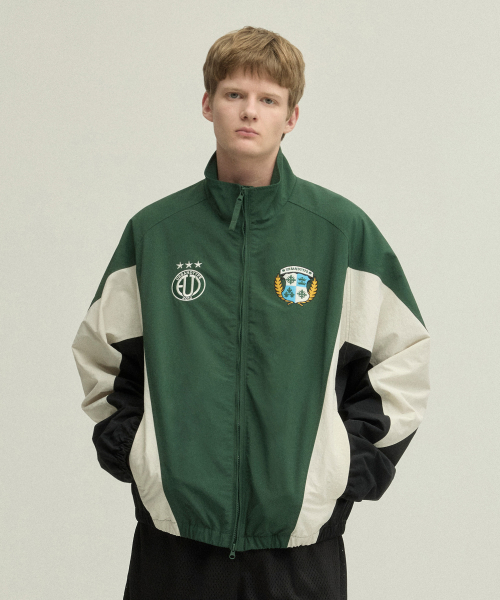 90年代ロンドンサッカートラックジャケット_グリーン（ナイロン