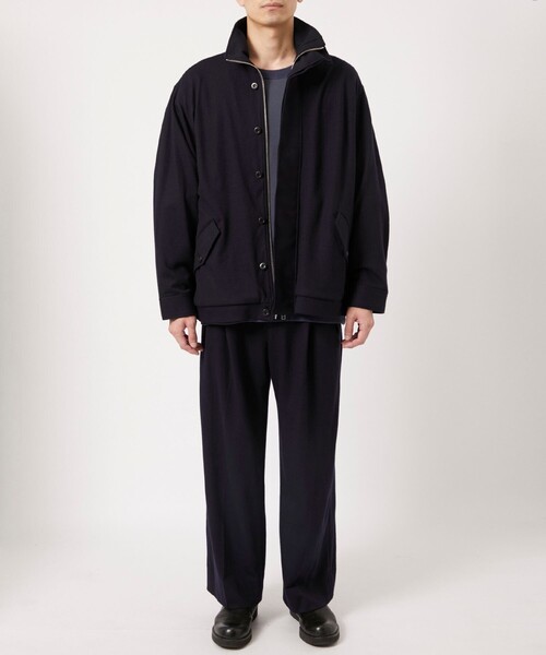 KANEMASA PHIL./カネマサフィル】High Gauge Milled Wool Loose Fit