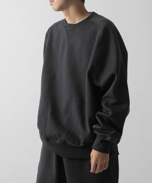 トップス TECH SWEAT CREW FREEDOM SLEEVE BLACK DAIWA PIER39 TECH