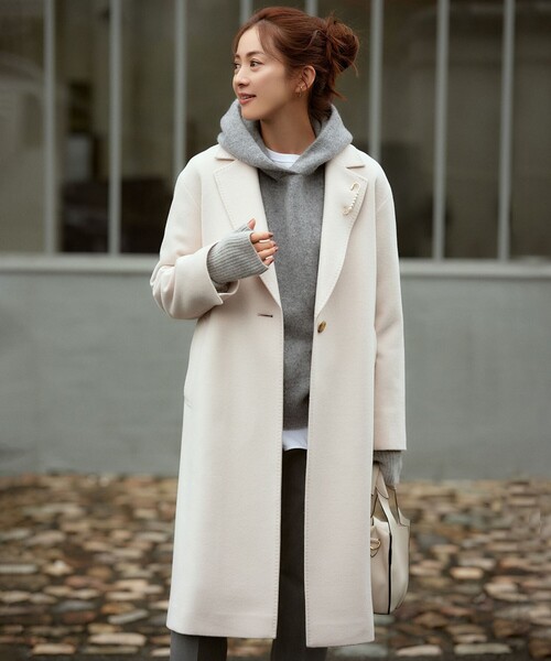 23区（ニジュウサンク）の「【滝沢眞規子さん着用】ウールカシミヤ