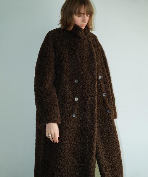 CLANE（クラネ）の「DOUBLE LONG BOA COAT（その他アウター）」 - WEAR