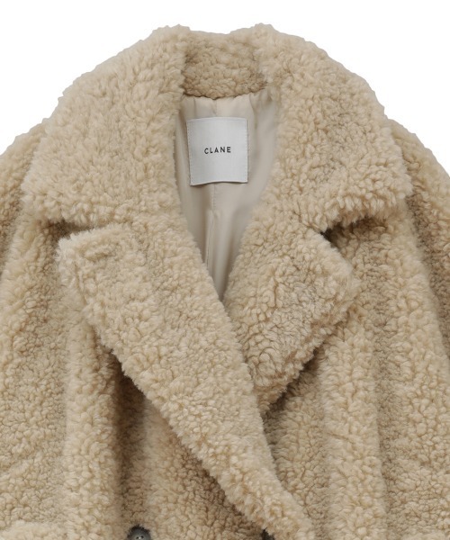 CLANE（クラネ）の「DOUBLE LONG BOA COAT（その他アウター）」 - WEAR
