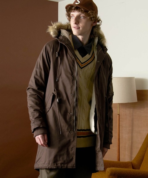 00's archive goa 亜熱帯 モッズコート アウター ブラウン 00's