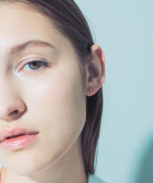 K18YG クレール トライアングルカット ピアス（ピアス（両耳用