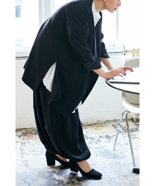 ENFOLD（エンフォルド）の「PEダブルクロス クロップドバルーンパンツ