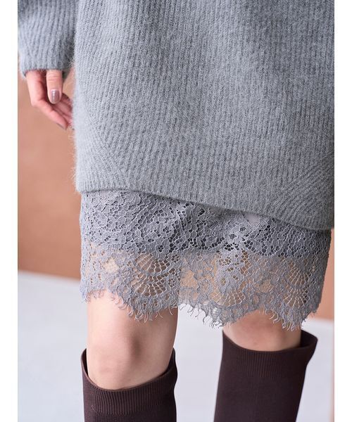 セール】ニットセットキャミミニワンピース（ワンピース）｜SNIDEL