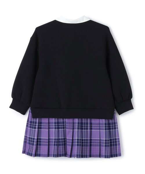 セール】チェックレイヤード風ワンピース（ワンピース）｜ANNA SUI