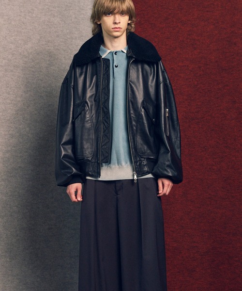 UNISEX》Sheep Leather Mouton G-1 Flight Jacket/シープレザー