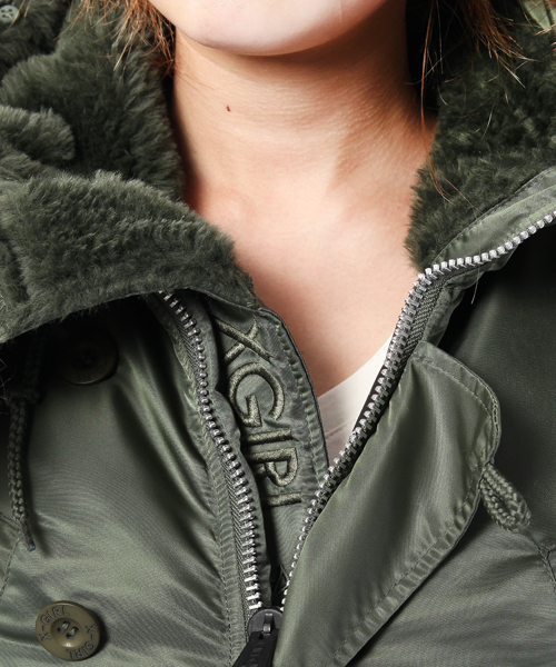 X-girl（エックスガール）の「X-girl×ALPHA N3-B（ミリタリー