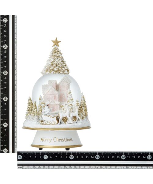 スノードーム ツリータウン XL ピンク（インテリア雑貨）｜Francfranc