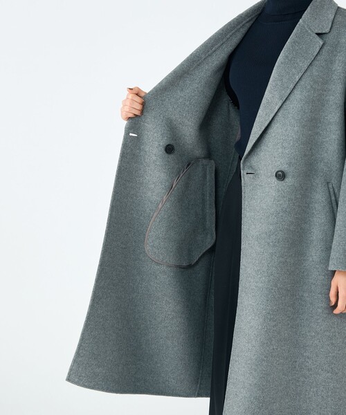 ウールカシミヤリバー チェスターコート（チェスターコート）｜BALLSEY