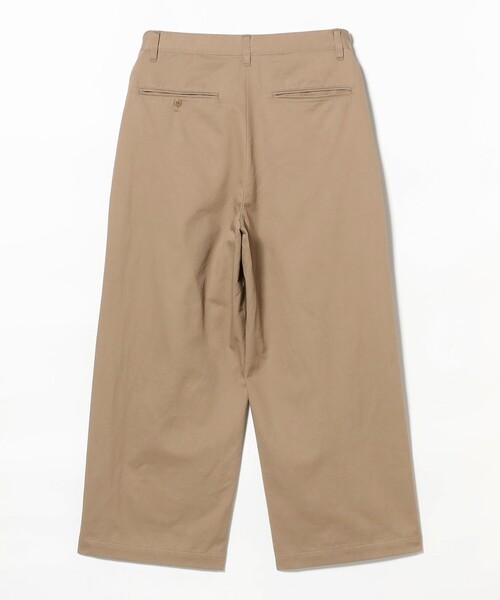 ワイドストレート 2プリーツ チノ パンツ（その他パンツ）｜BEAMS