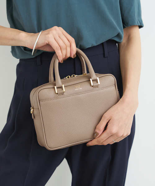 追加》Manuel MILANO/マニュエルミラノ 別注 レザーバッグ MIDI