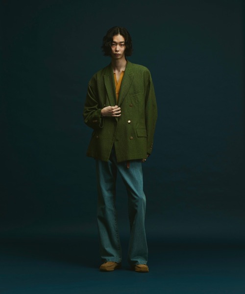 セール】Oversize 6B assort blazer / オーバーサイズ6ボタンアソート