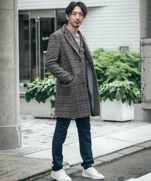 URBAN RESEARCH×HARRIS TWEEDチェスターコート HARRIS TWEED（ハリス