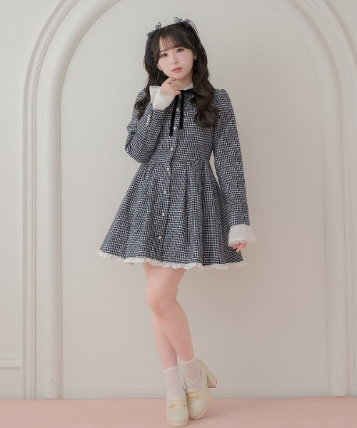 Love and classy tweed ワンピース（ワンピース）｜mellfy memory