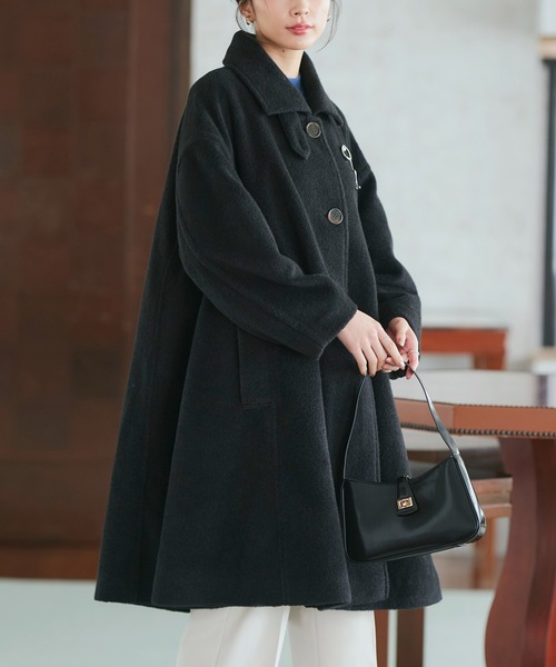 セール】ボア オーバーサイズ フレアコート ｜ ふわふわ もこもこ