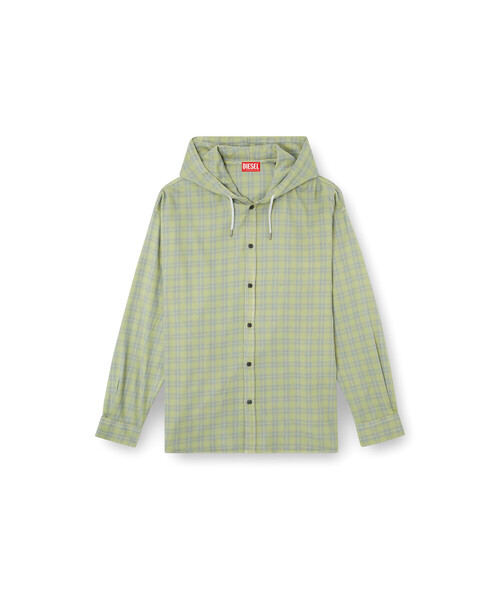 セール】メンズ フード付きシャツ S-DEWNY-HOOD-B（シャツ/ブラウス