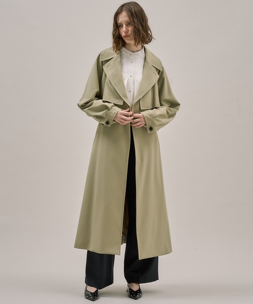 シックオーバーラップコート（トレンチコート）｜PUBLIC TOKYO
