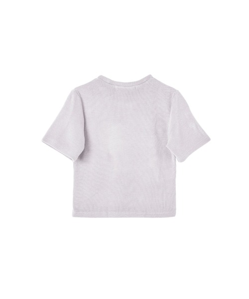 Trois Logo Ribbed Tee（Tシャツ/カットソー）｜Her lip to（ハー