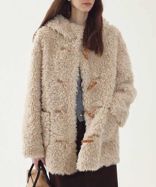 みさん専用 プードルファータッチボタンコート プードルファータッチ