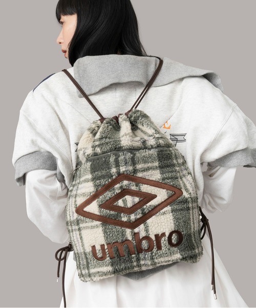 セール】[UMBRO × Casselini]フェイクボアナップサック（バックパック