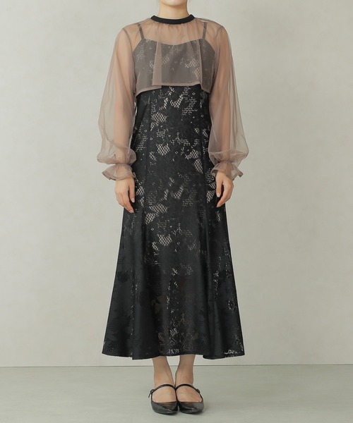 セール】チュールボレロセット メニーウエイ パーティー ドレス 結婚式