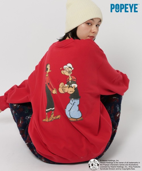 POPEYE(TM)】CHARACTER PRINT SWEATSHIRT（スウェット）｜niko and