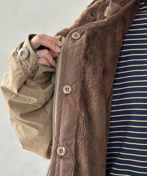 セール】【ライナー付き】3WAYミリタリーブルゾン（その他アウター