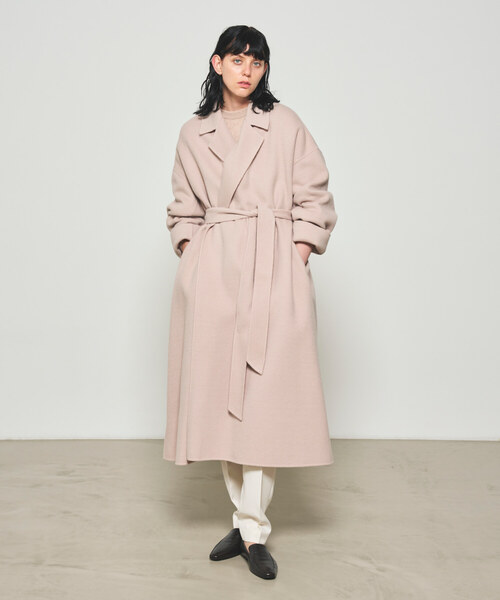 セール】ライトウールリバーロングコート（ダウンジャケット/コート